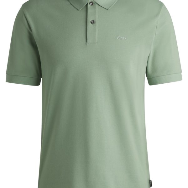 Hugo Boss Polo Pallas en piqué de coton avec détails logotés