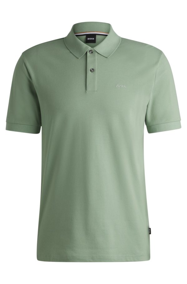 Hugo Boss Polo Pallas en piqué de coton avec détails logotés