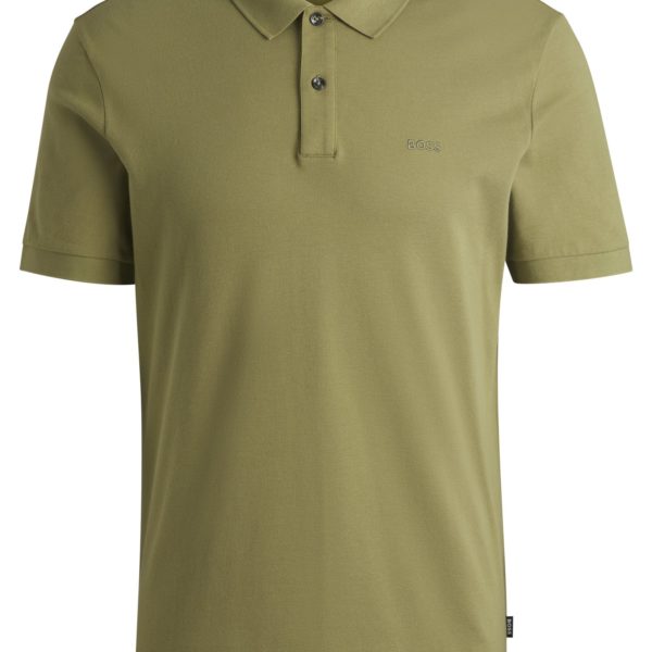 Hugo Boss Polo Pallas en piqué de coton avec détails logotés