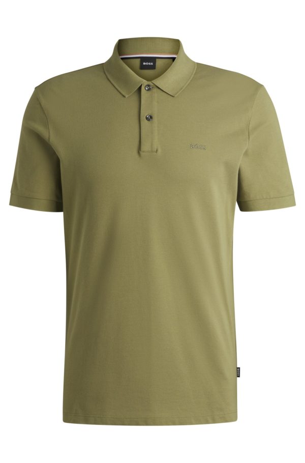 Hugo Boss Polo Pallas en piqué de coton avec détails logotés