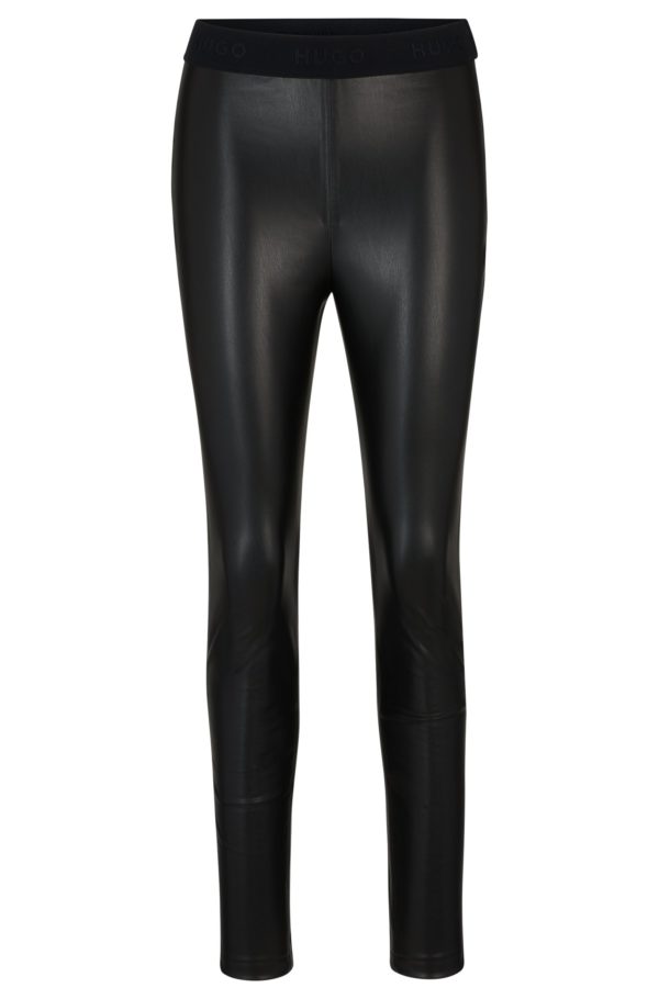 Hugo Boss Pantalon Extra Slim Fit en similicuir