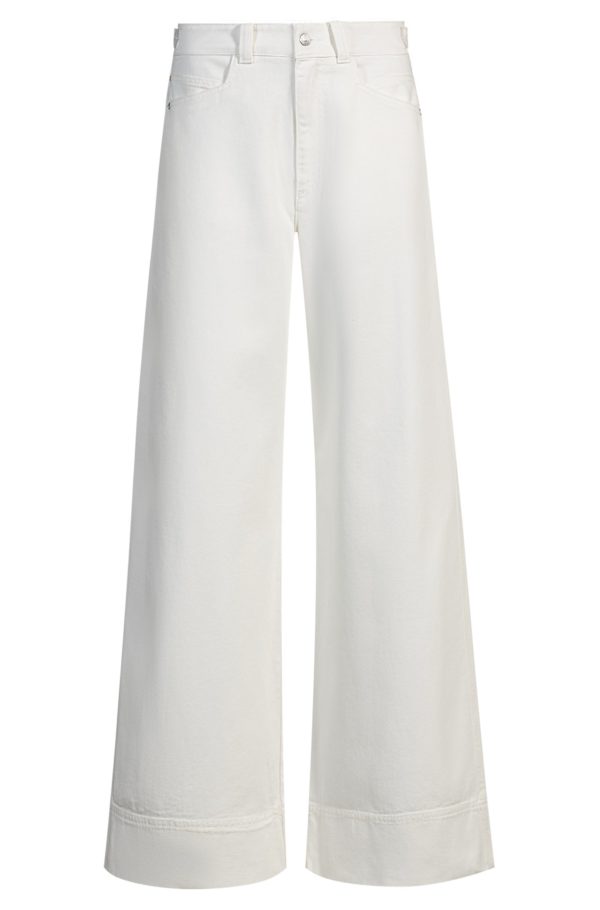 Hugo Boss Pantalon Relaxed en twill de coton