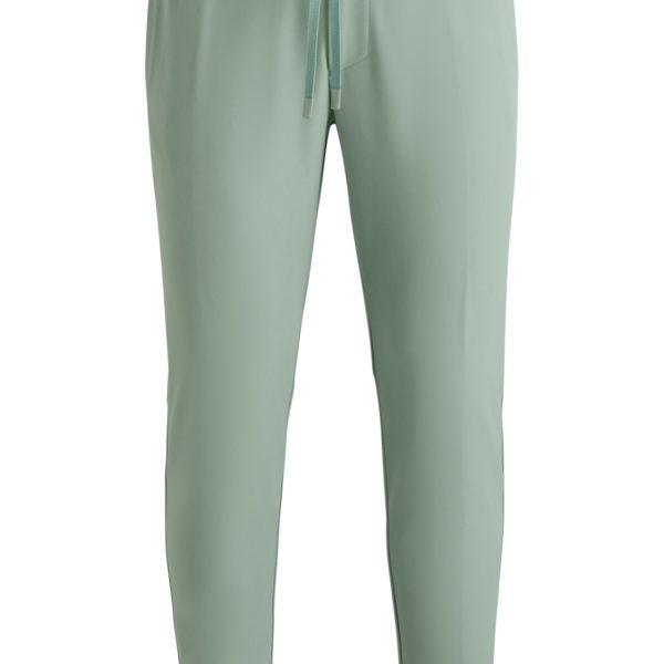 Hugo Boss Pantalon Tapered en tissu stretch déperlant