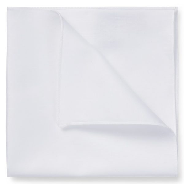Hugo Boss Pochette de costume unie en coton et lin