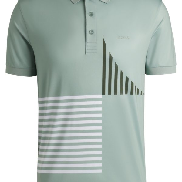 Hugo Boss Polo Paddy actif en jersey stretch à imprimé numérique