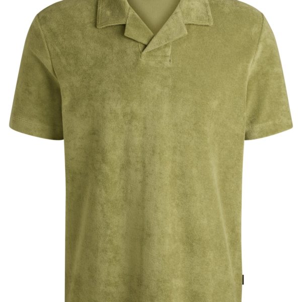 Hugo Boss Polo à col Johnny en coton éponge