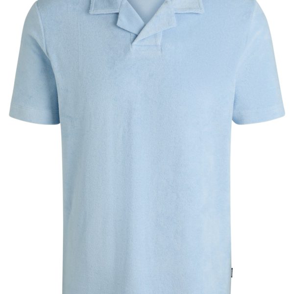 Hugo Boss Polo à col Johnny en coton éponge