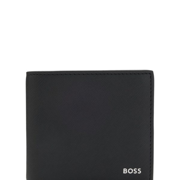 Portefeuille à deux volets avec détails emblématiques – Hugo Boss