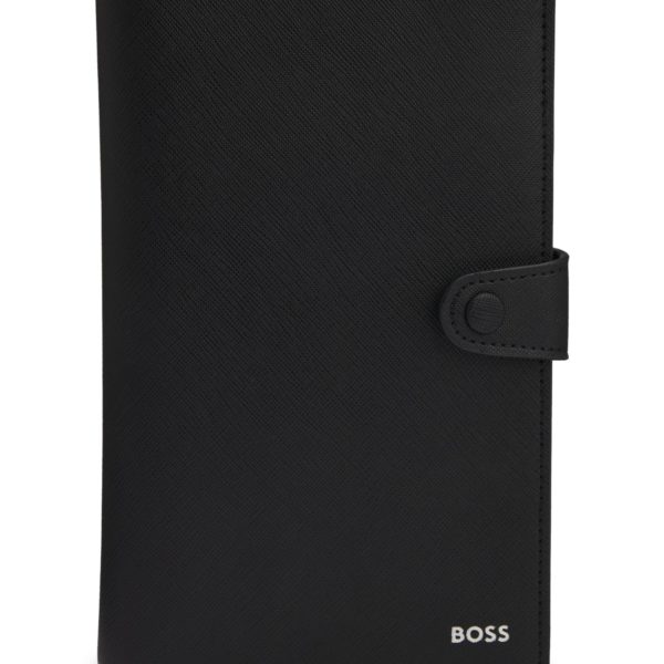Portefeuille de voyage structuré avec logo – Hugo Boss