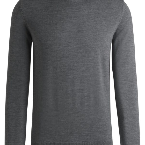 Pull Regular à col roulé en laine vierge – Hugo Boss