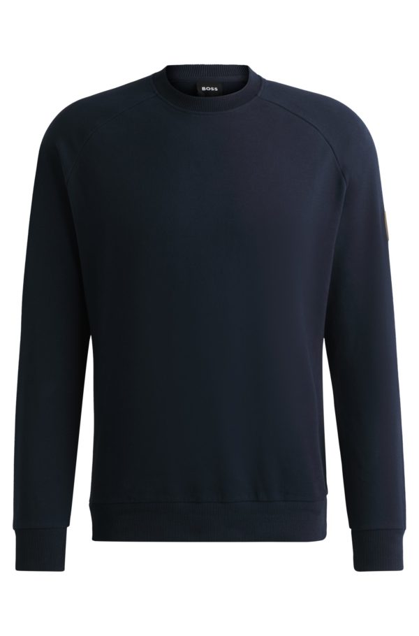 Hugo Boss Pull d’équitation en coton stretch italien