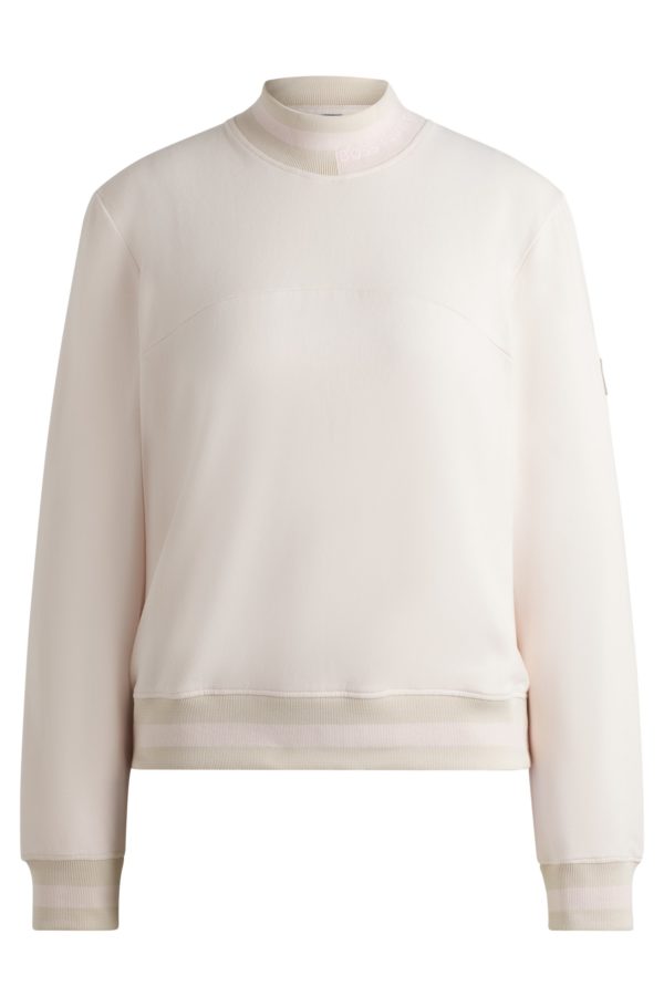 Hugo Boss Pull d’équitation en coton stretch italien