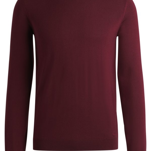 Pull en laine vierge avec logo brodé – Hugo Boss