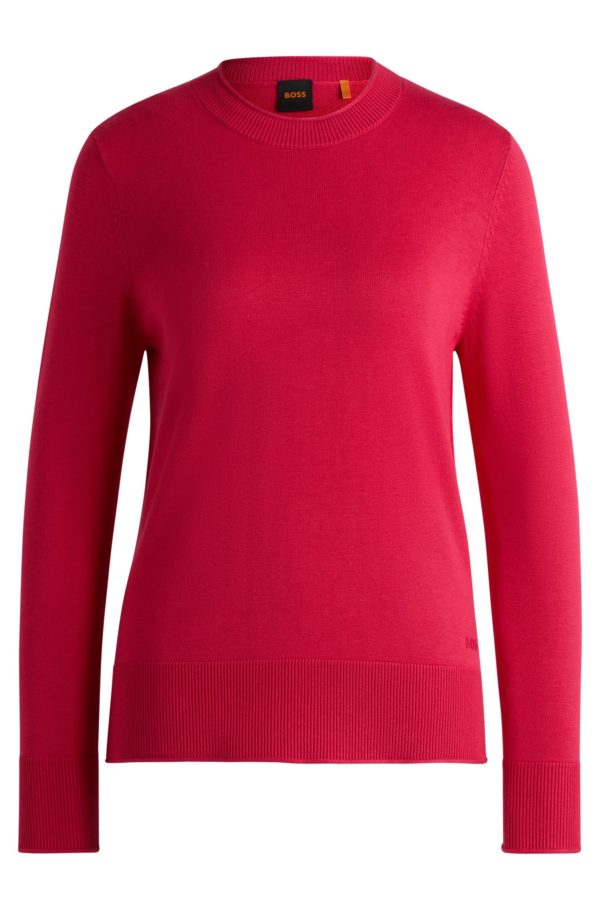Hugo Boss Pull en maille à bords roulottés