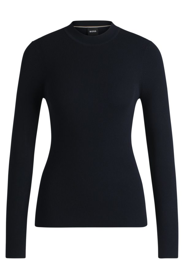Hugo Boss Pull en maille côtelée