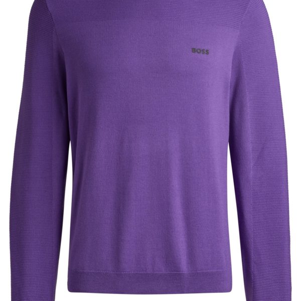 Hugo Boss Pull en tissu dry-flex à col rond et logos