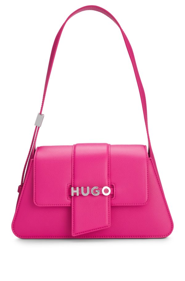 Hugo Boss Sac à bandoulière en similicuir avec garniture logotée
