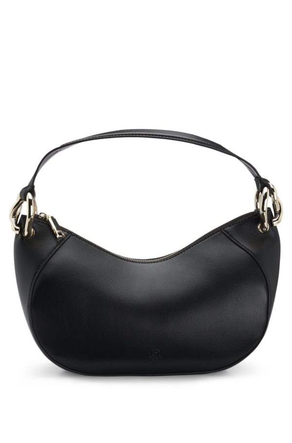 Hugo Boss Sac hobo en similicuir avec garnitures interlock
