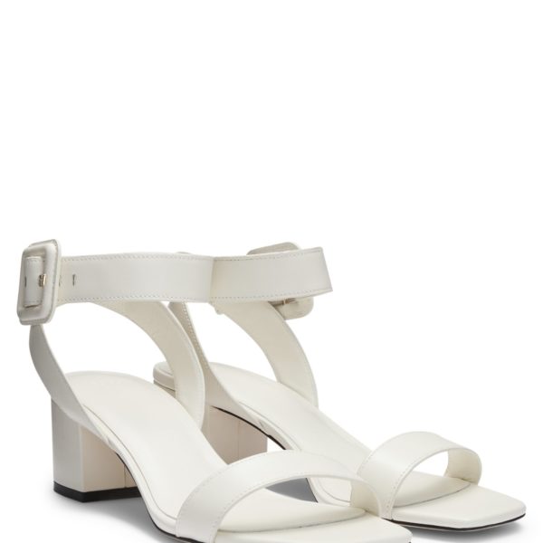 Hugo Boss Sandales en cuir avec bride cheville à boucle