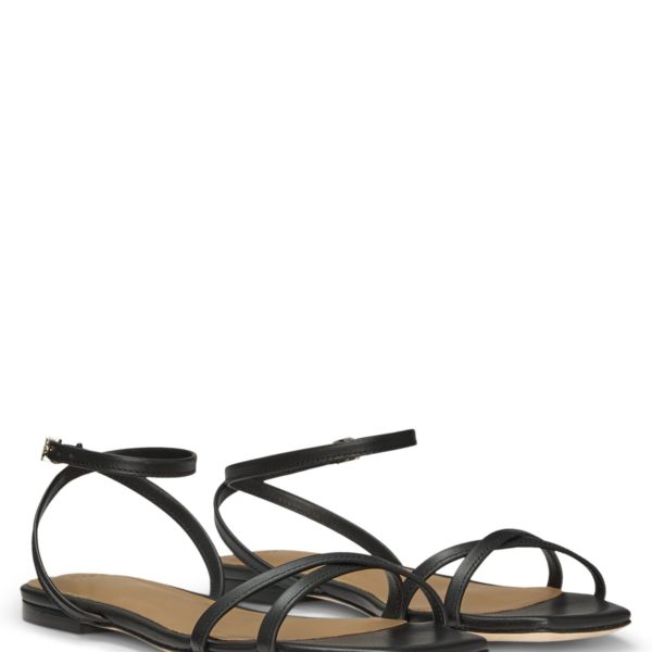 Hugo Boss Sandales en cuir avec monogramme Double B