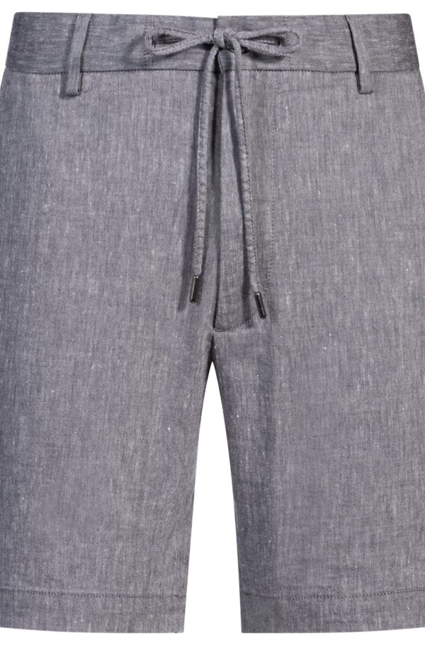 Hugo Boss Short Regular en lin mélangé avec cordon de serrage
