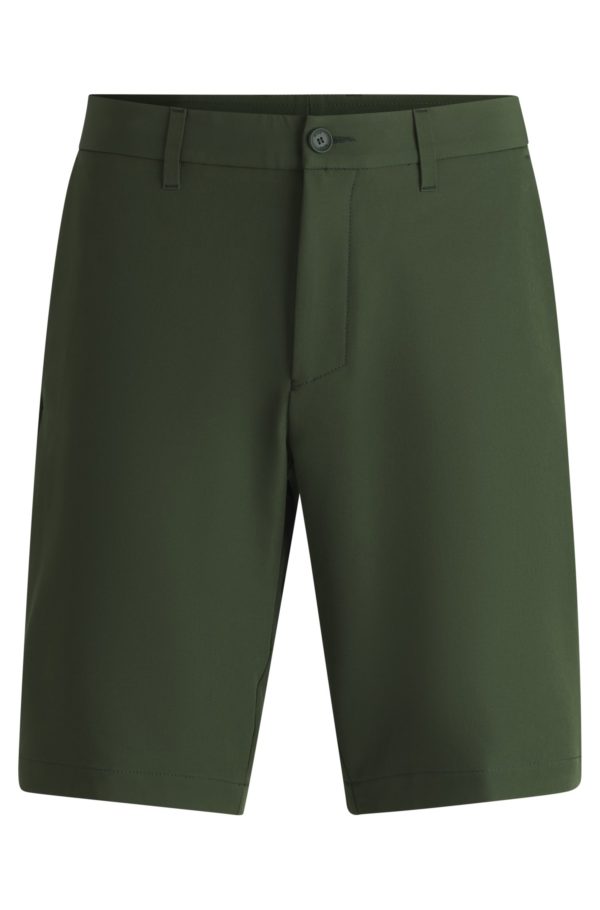 Hugo Boss Short Slim en tissu stretch déperlant
