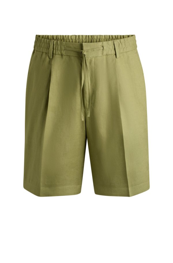 Hugo Boss Short Tapered en lin