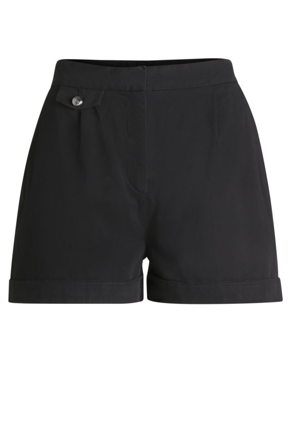 Hugo Boss Short à la coupe évasée en coton stretch doux