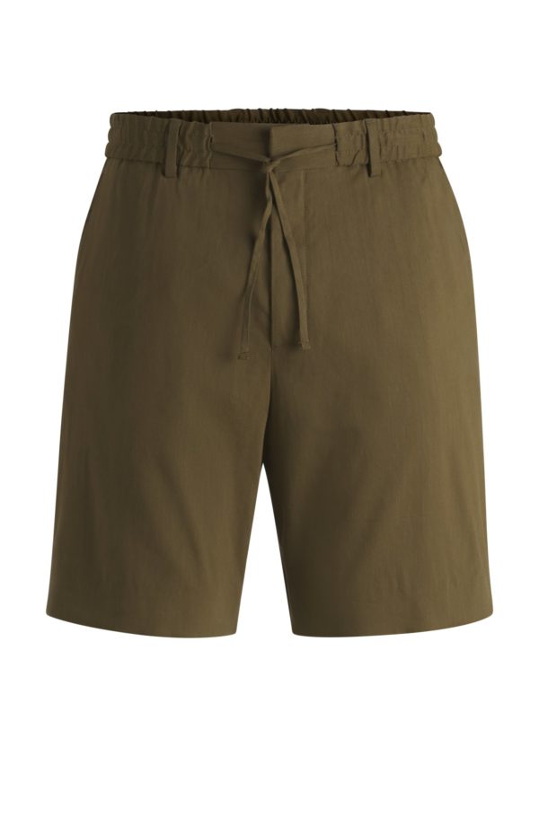Hugo Boss Short habillé en lin mélangé