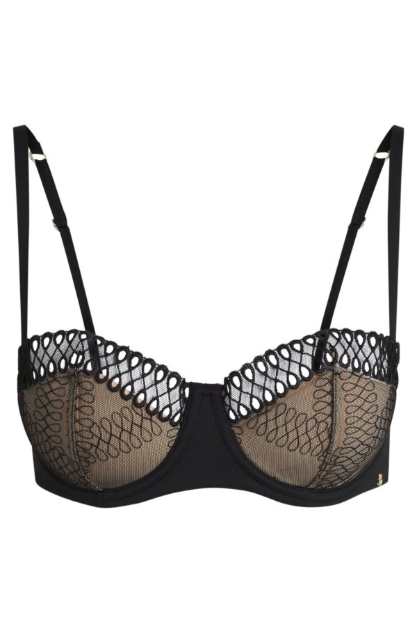 Hugo Boss Soutien-gorge balconnet à motifs œillets