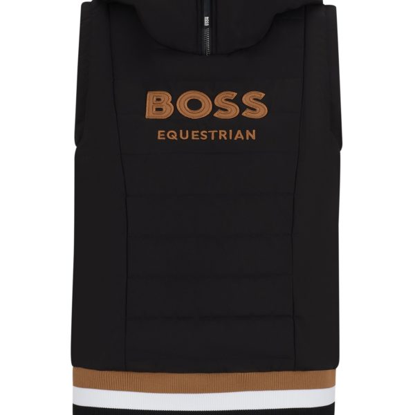 Hugo Boss Sweat à capuche d’équitation sans manches avec logo brodé