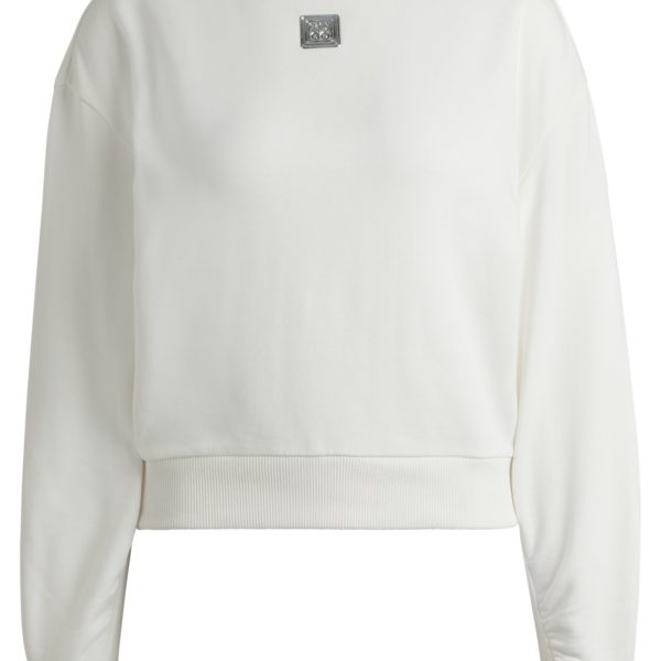 Hugo Boss Sweat décontracté en coton à logo revisité