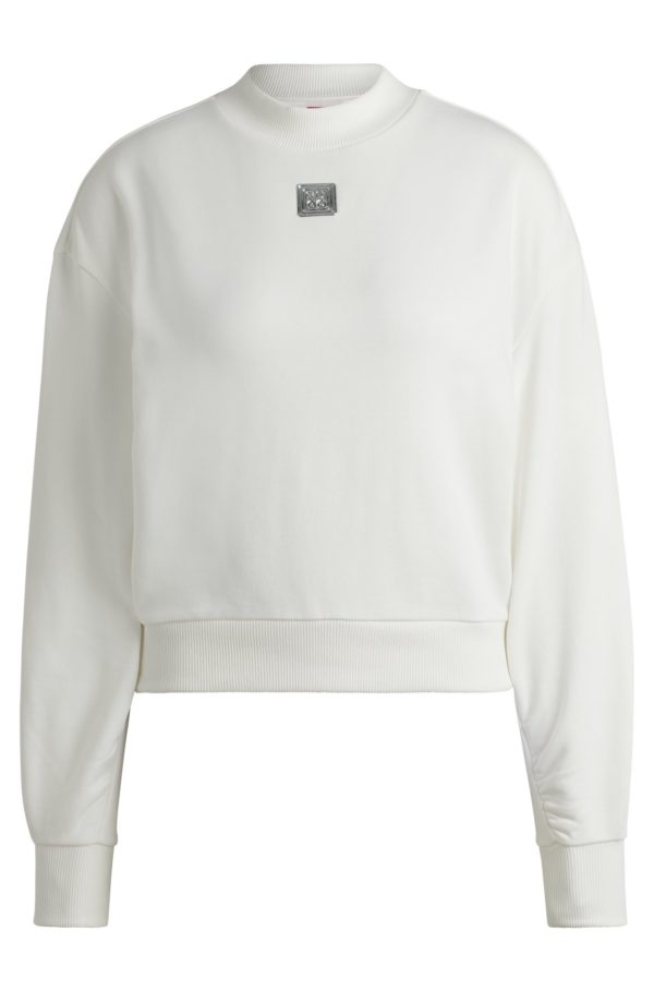 Hugo Boss Sweat décontracté en coton à logo revisité