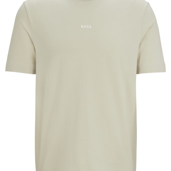 T-shirt Relaxed en coton stretch à logo imprimé – Hugo Boss