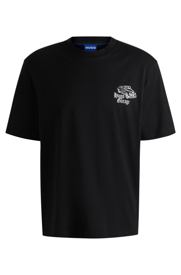 Hugo Boss T-shirt en jersey de coton à imprimés voitures