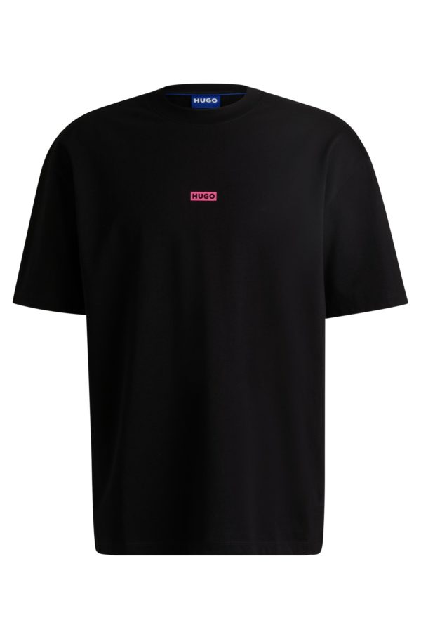 Hugo Boss T-shirt en jersey de coton avec logo de la nouvelle saison