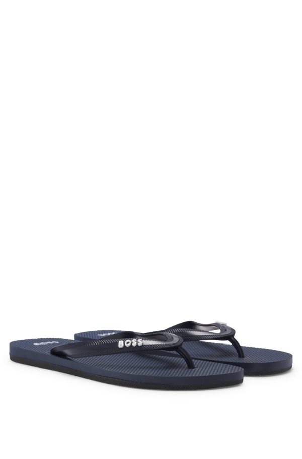 Hugo Boss Tongs avec bride logotée
