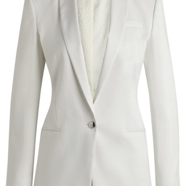 Hugo Boss Veste Regular en tissu scintillant