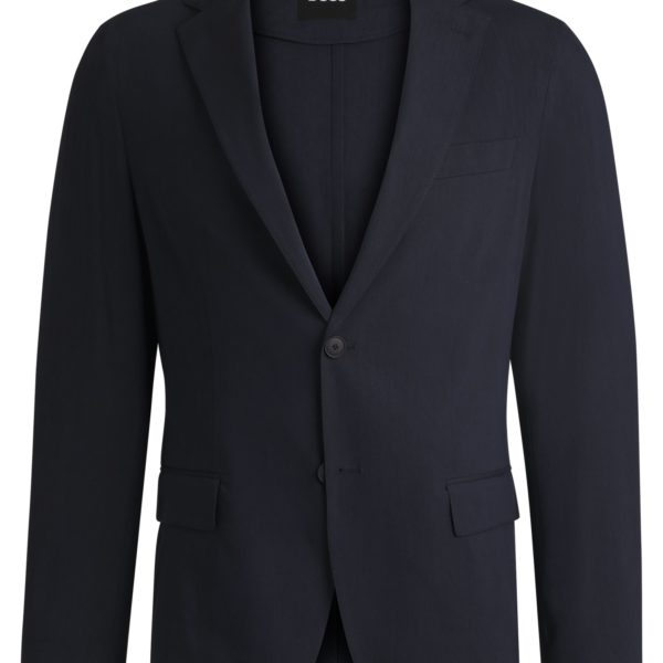 Hugo Boss Veste Slim en mélange de lin et de stretch