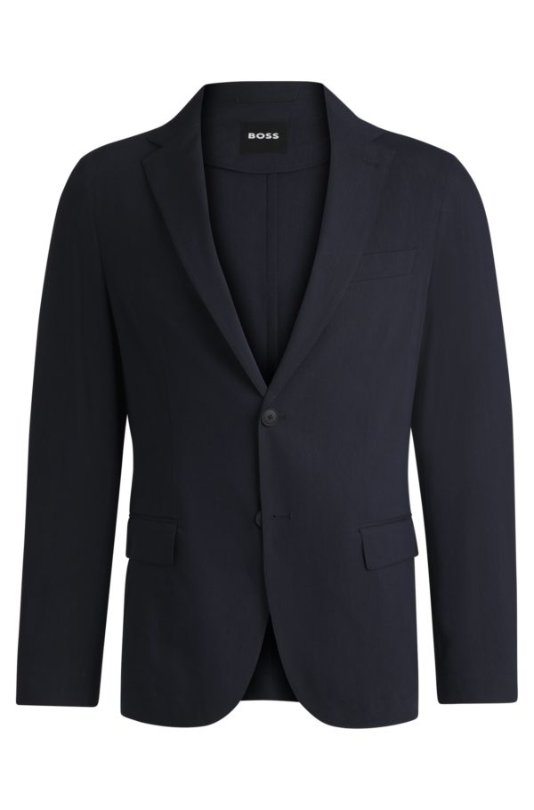Hugo Boss Veste Slim en mélange de lin et de stretch