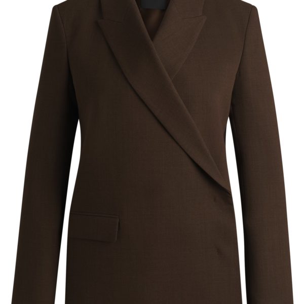 Hugo Boss Veste cache-cœur en crêpe de laine vierge chiné