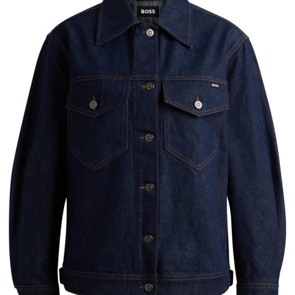 Hugo Boss Veste camionneur en denim stretch confortable