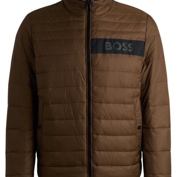 Veste déperlante avec bande logotée effet 3D – Hugo Boss