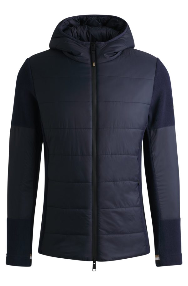 Hugo Boss Veste d’équitation déperlante avec détails en polaire