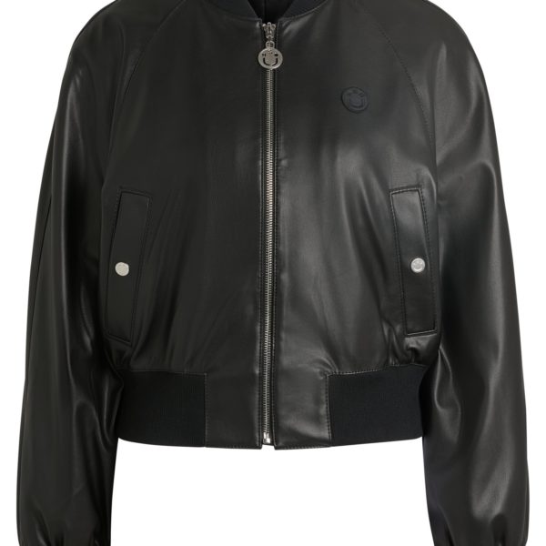 Hugo Boss Veste en similicuir avec logos Happy HUGO