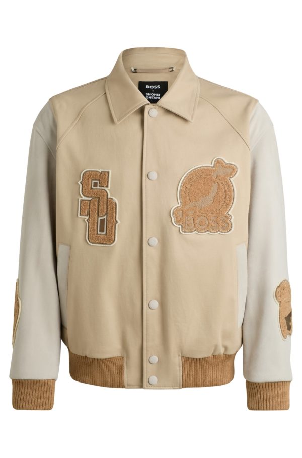 Hugo Boss Veste style universitaire BOSS x Shohei Ohtani avec motif spécial