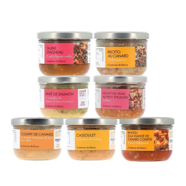 La semaine gourmande – Lot de 7 plats individuels-Comtesse du Barry