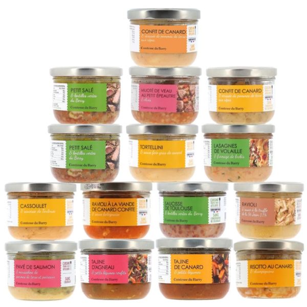 La réserve gourmande – 14 plats individuels-Comtesse du Barry