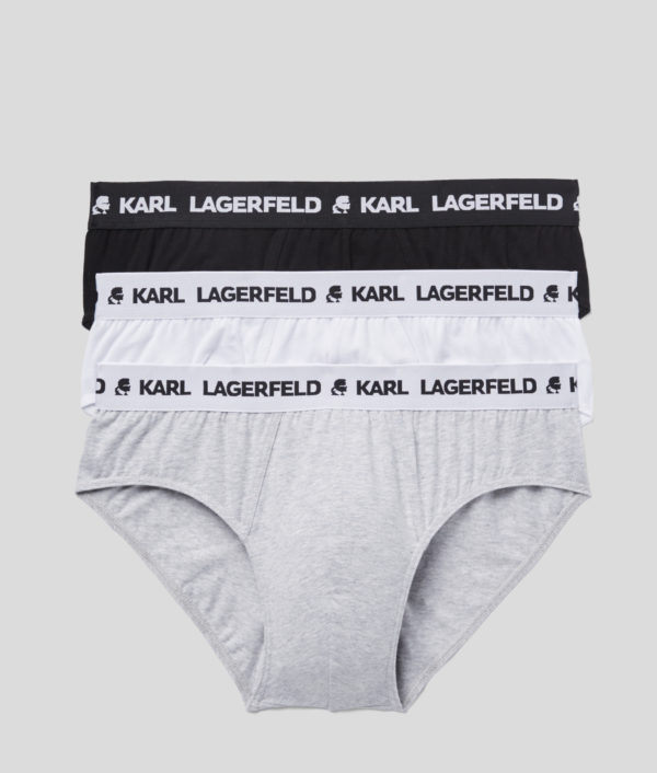 Karl Lagerfeld, Lot De 3 slips À Logo, Homme, Multi, Taille: XXS