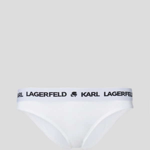Karl Lagerfeld, Culotte À Logo, Femme, Blanc, Taille: XXS
